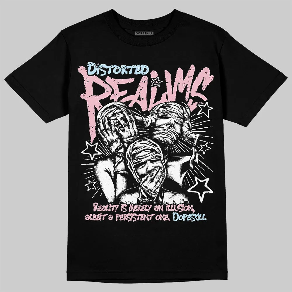 Medium Soft Pink 4s DopeSkill T-Shirt Distorted Realms Graphic sold by DopeSkill