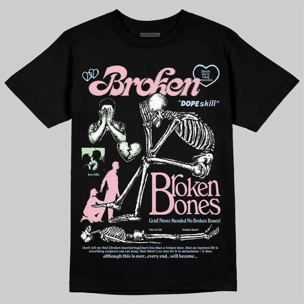 Medium Soft Pink 4s DopeSkill T-Shirt Broken Bones Graphic sold by DopeSkill