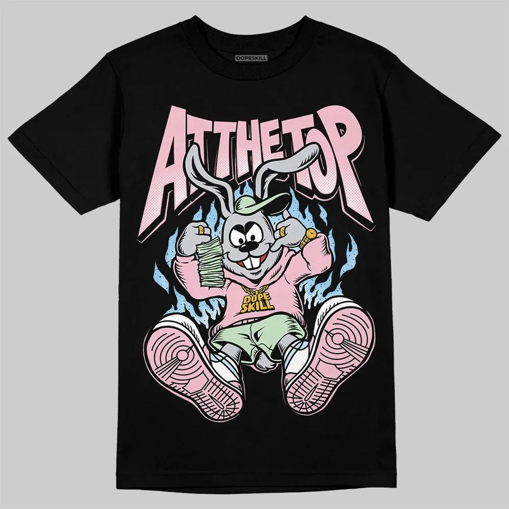 Medium Soft Pink 4s DopeSkill T-Shirt At The Top Graphic sold by DopeSkill