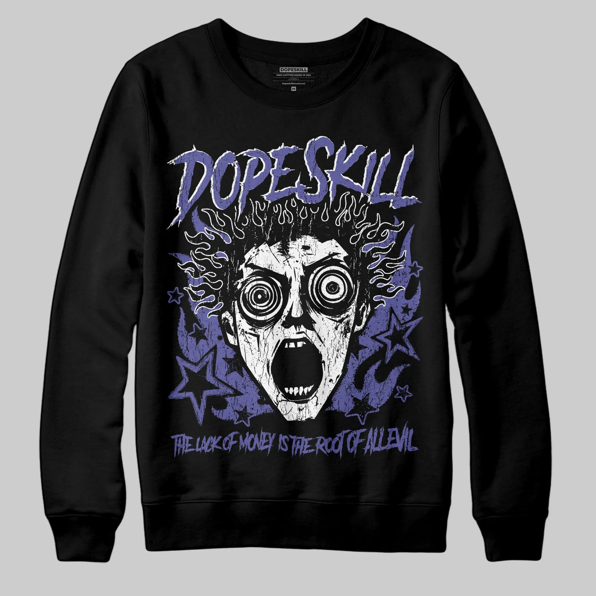 Lakers 4s DopeSkill Sweatshirt Root of Evil Graphic sold by DopeSkill