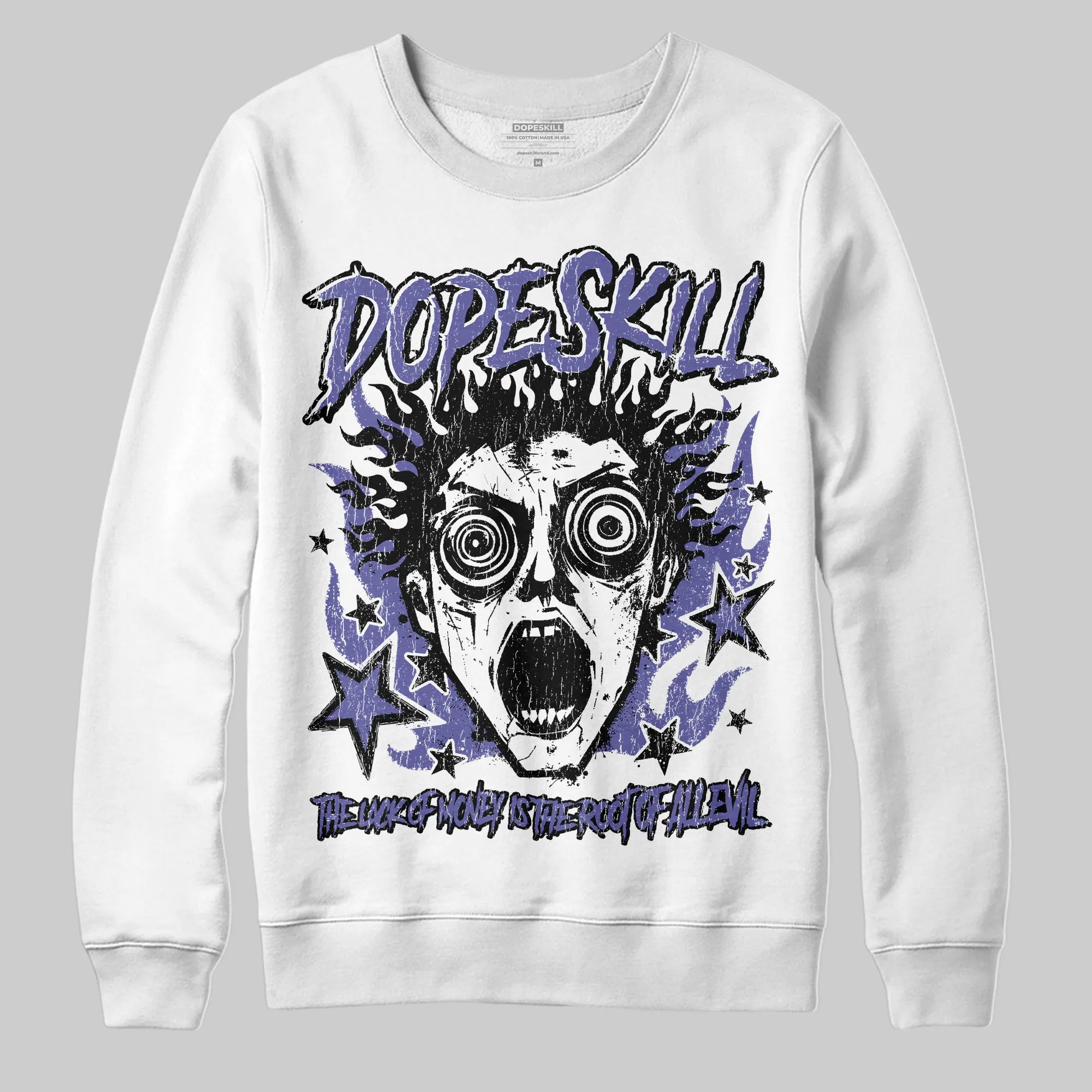 Lakers 4s DopeSkill Sweatshirt Root of Evil Graphic sold by DopeSkill product image thumbnail 2