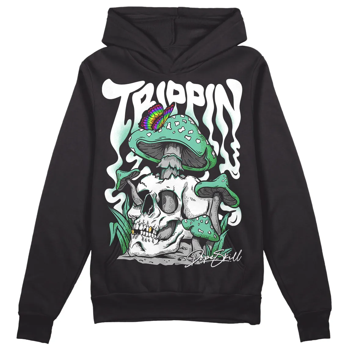 Green Glow 1s DopeSkill Hoodie Sweatshirt Trippin Graphic sold by DopeSkill