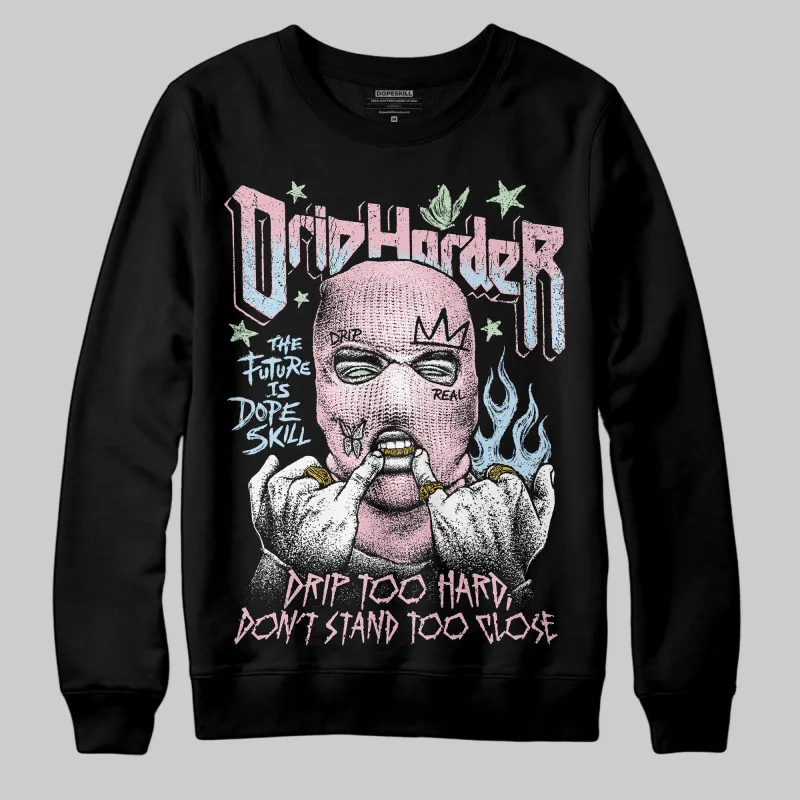 Medium Soft Pink 4s DopeSkill Sweatshirt Drip Harder Graphic made by DopeSkill
