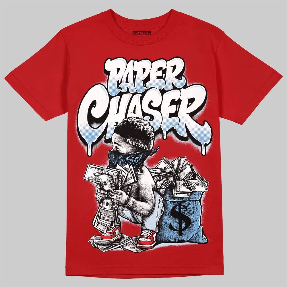 Cherry 11s DopeSkill T-Shirt Paper Chaser Boy Graphic sold by DopeSkill product image thumbnail 3