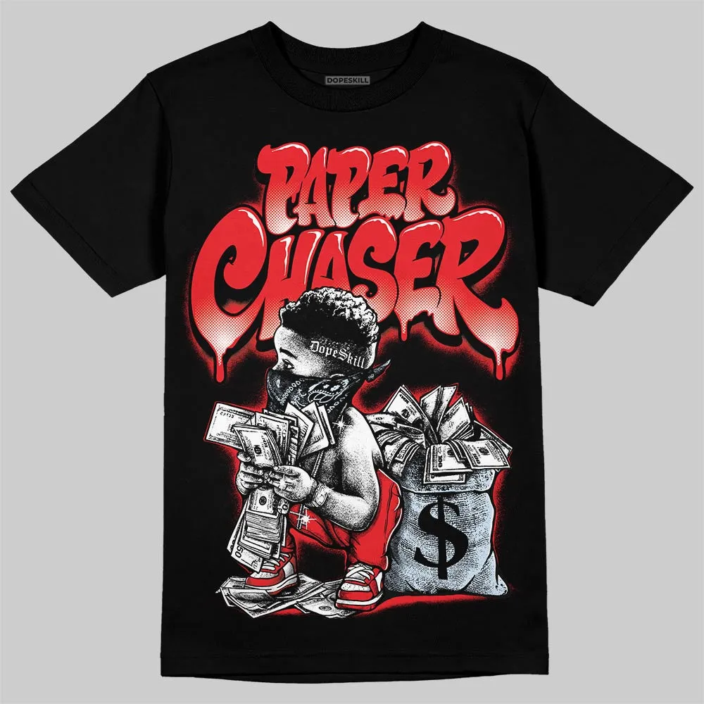 Cherry 11s DopeSkill T-Shirt Paper Chaser Boy Graphic sold by DopeSkill product image thumbnail 2