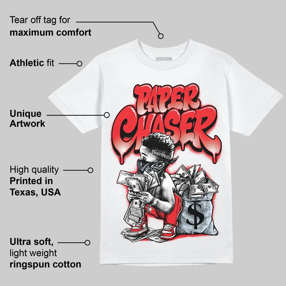 Cherry 11s DopeSkill T-Shirt Paper Chaser Boy Graphic sold by DopeSkill product image thumbnail 4