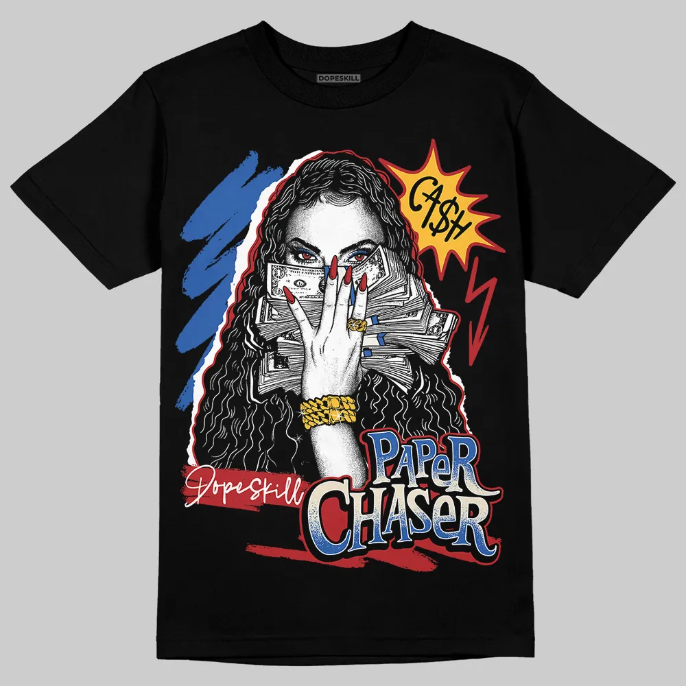 “Varsity Red/Sport Royal” 1s DopeSkill T-Shirt NPC Graphic sold by DopeSkill product image thumbnail 2