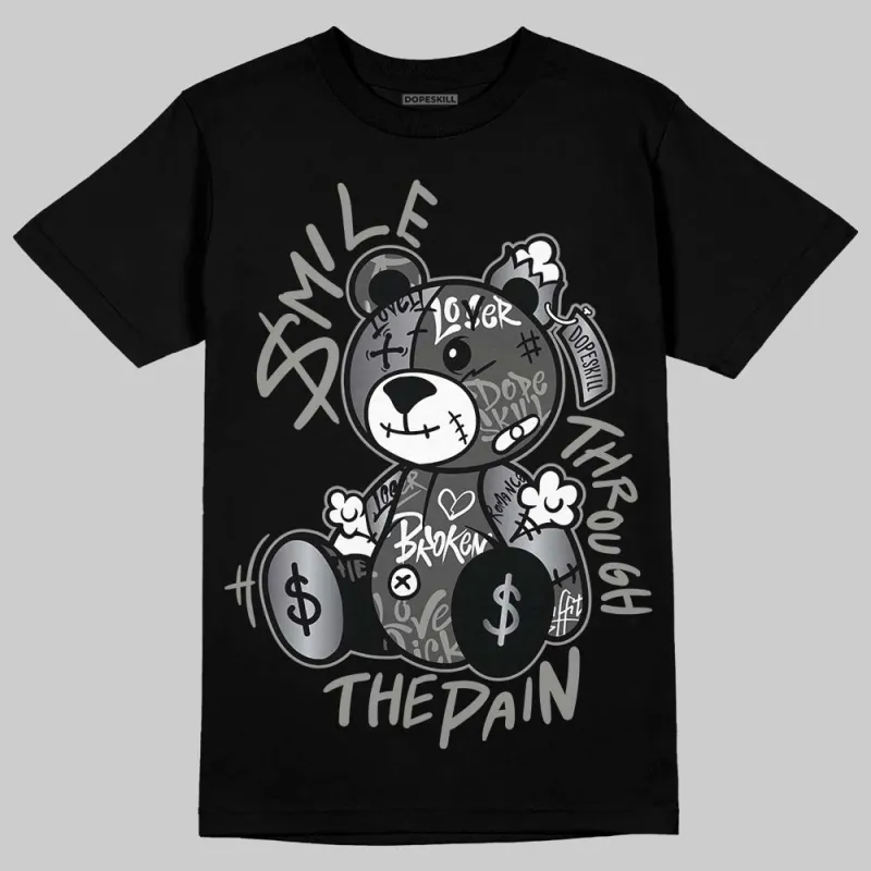 TD Black Patent 11s DopeSkill T-Shirt Smile Through The Pain Graphic made by DopeSkill