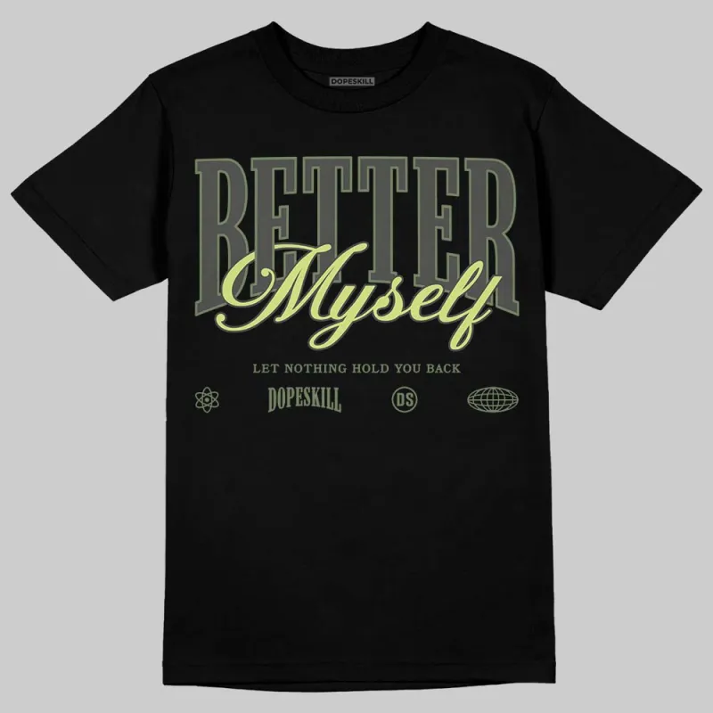 NB 1890 “Faded Black/Utility Green” DopeSkill T-Shirt Better Myself Graphic made by DopeSkill
