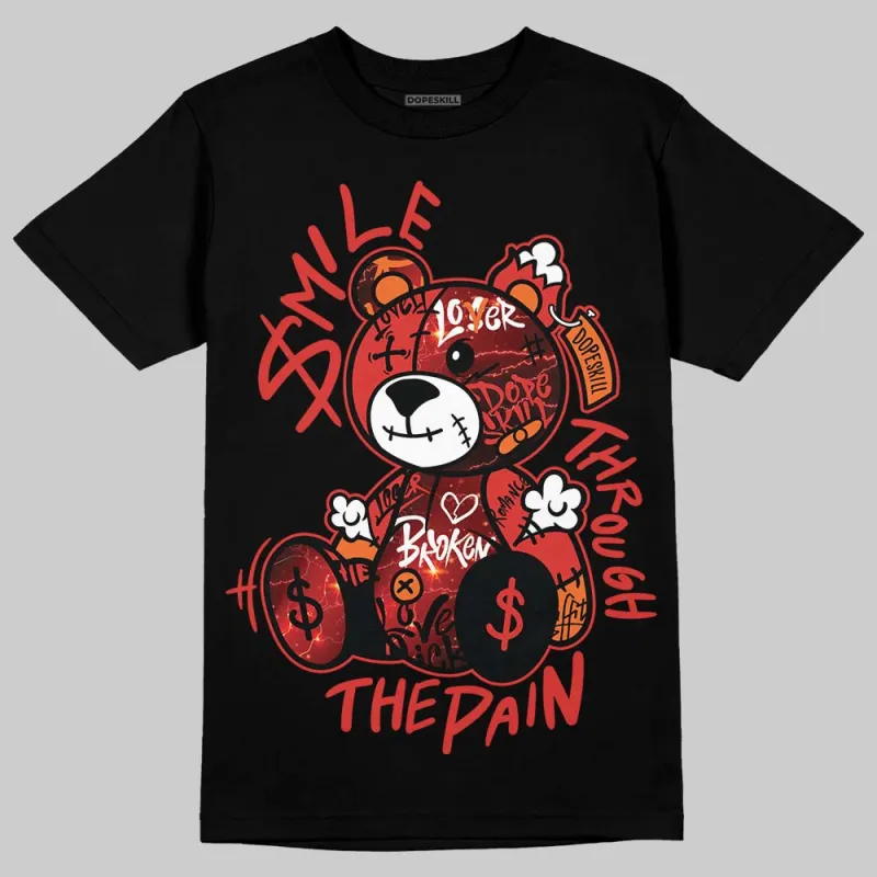 Stranger Things x Foamposite One DopeSkill T-Shirt Smile Through The Pain Graphic sold by DopeSkill
