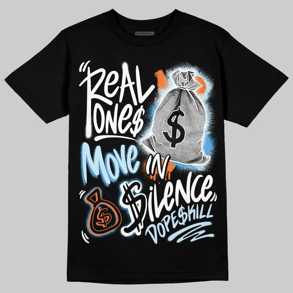 Virgil Abloh Archive x Alaska 1s DopeSkill T-Shirt Real Ones Move In Silence Graphic sold by DopeSkill product image thumbnail 2