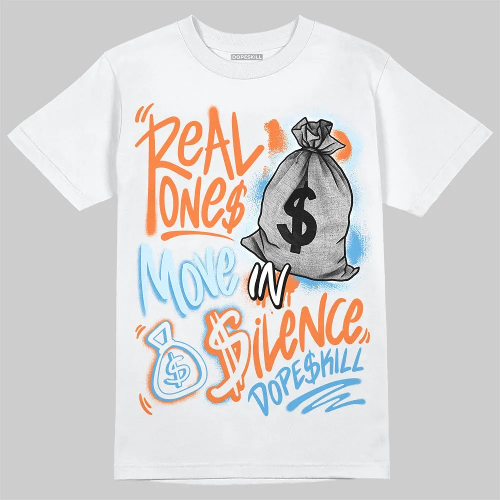 Virgil Abloh Archive x Alaska 1s DopeSkill T-Shirt Real Ones Move In Silence Graphic sold by DopeSkill