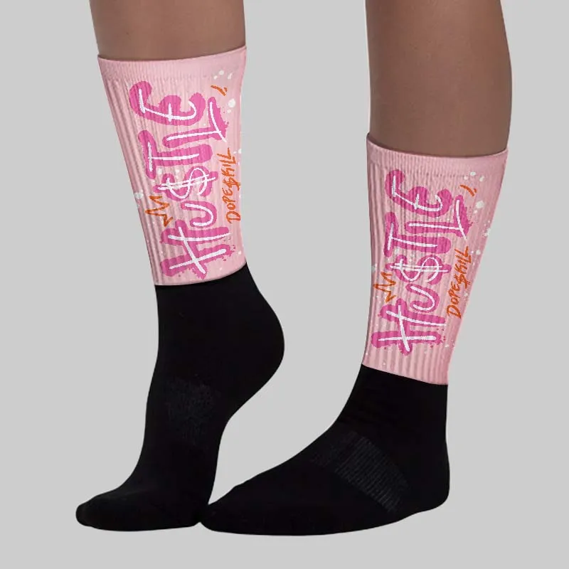 Spring Flowers 3s DopeSkill Sublimated Socks Hustle Graphic sold by DopeSkill product image thumbnail 3