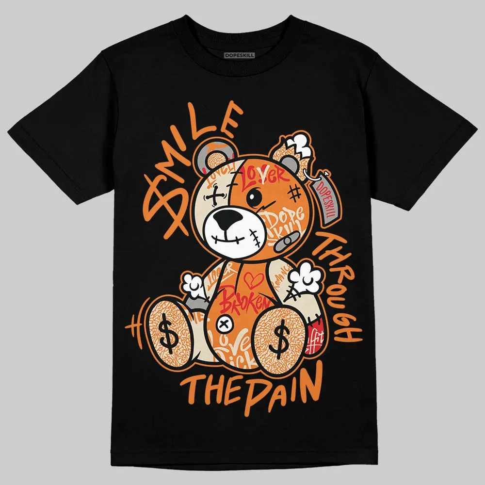 'Orange Citrus' 3s DopeSkill T-Shirt Smile Through The Pain Graphic sold by DopeSkill product image thumbnail 2