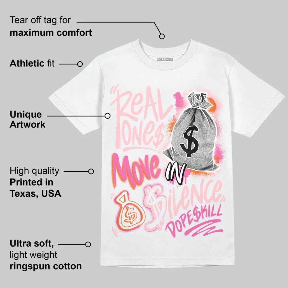 Spring Flowers 3s DopeSkill T-Shirt Real Ones Move In Silence Graphic sold by DopeSkill product image thumbnail 3