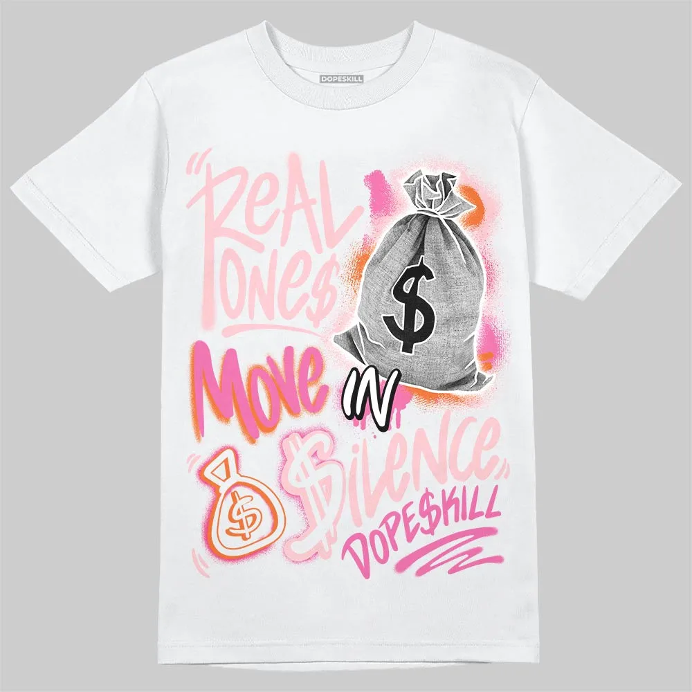 Spring Flowers 3s DopeSkill T-Shirt Real Ones Move In Silence Graphic sold by DopeSkill