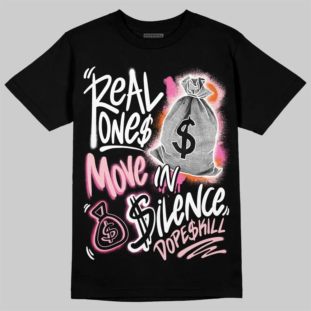 Spring Flowers 3s DopeSkill T-Shirt Real Ones Move In Silence Graphic sold by DopeSkill product image thumbnail 2