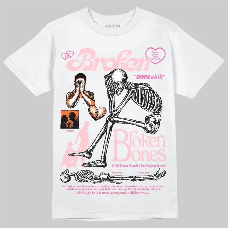 Spring Flowers 3s DopeSkill T-Shirt Broken Bones Graphic made by DopeSkill