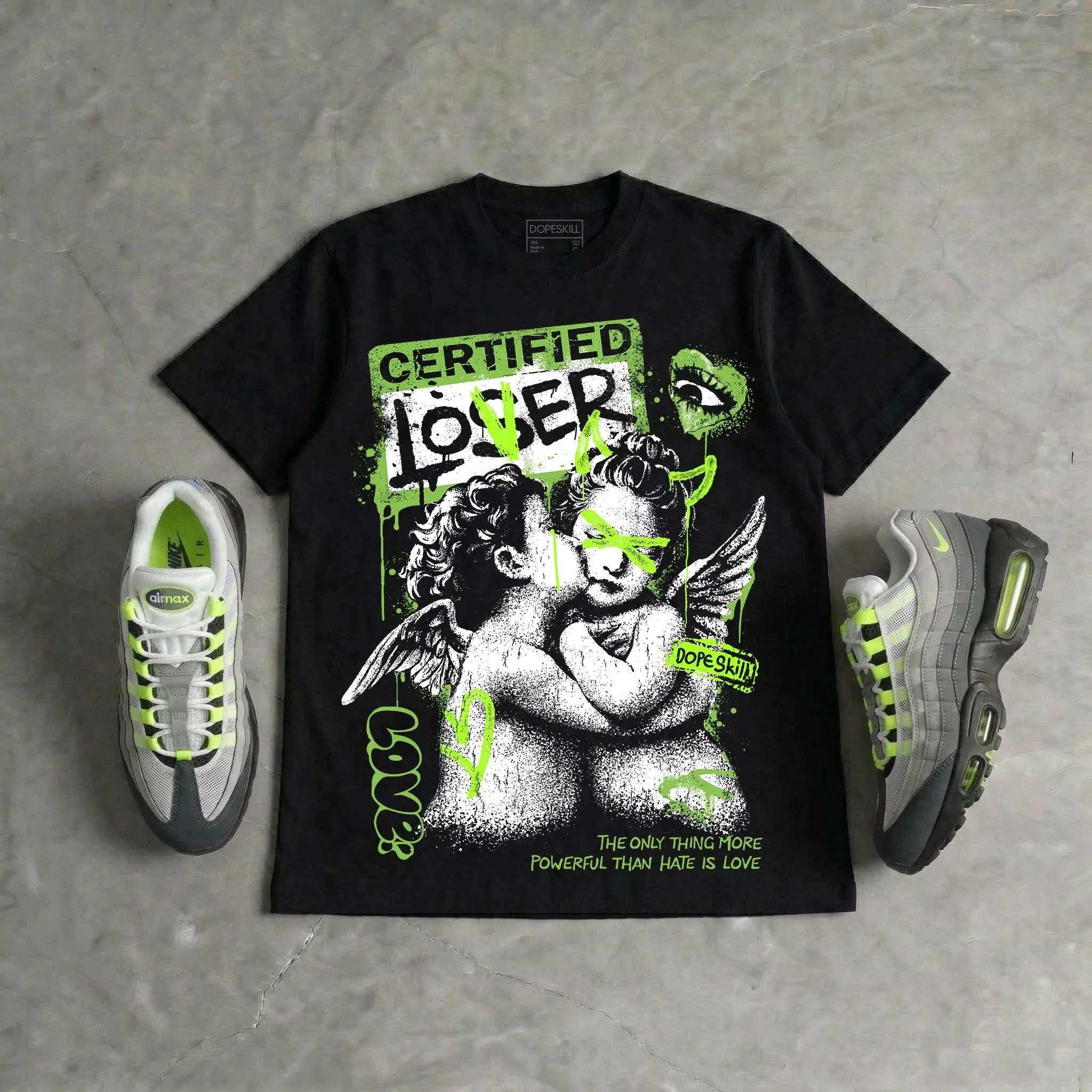 Max 95 OG 'Neon' DopeSkill T-Shirt Certified Lover Graphic sold by DopeSkill product image thumbnail 3