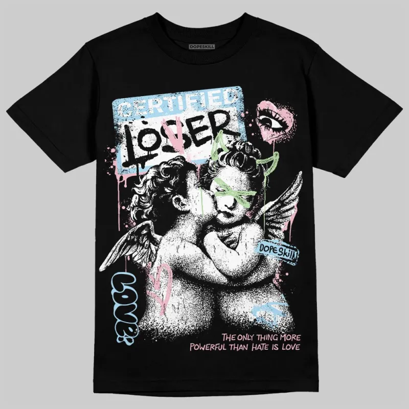 Medium Soft Pink 4s DopeSkill T-Shirt Certified Lover Graphic made by DopeSkill