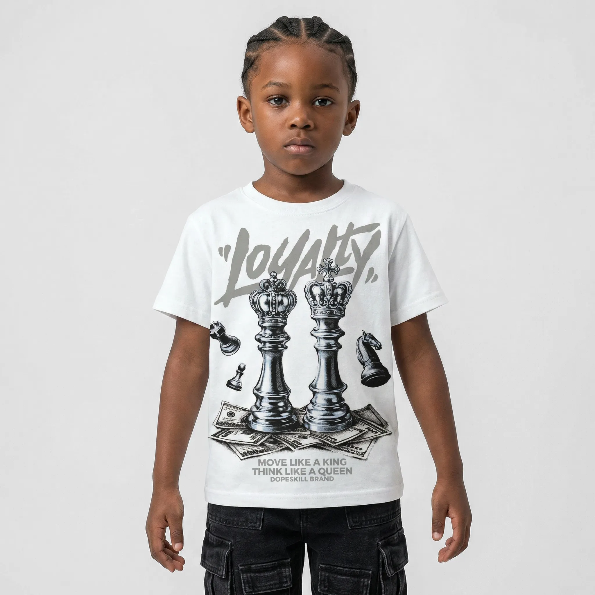 White Metallic 5s DopeSkill T-Shirt Loyalty Graphic sold by DopeSkill product image thumbnail 5