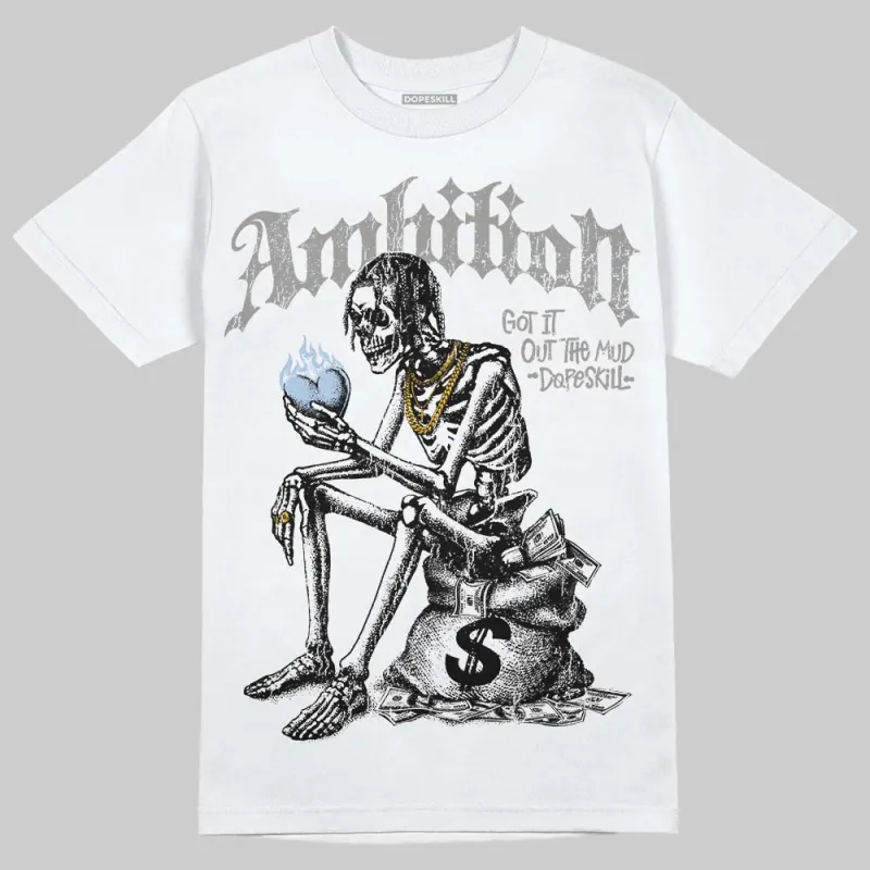 White Metallic 5s DopeSkill T-Shirt Ambition Graphic made by DopeSkill