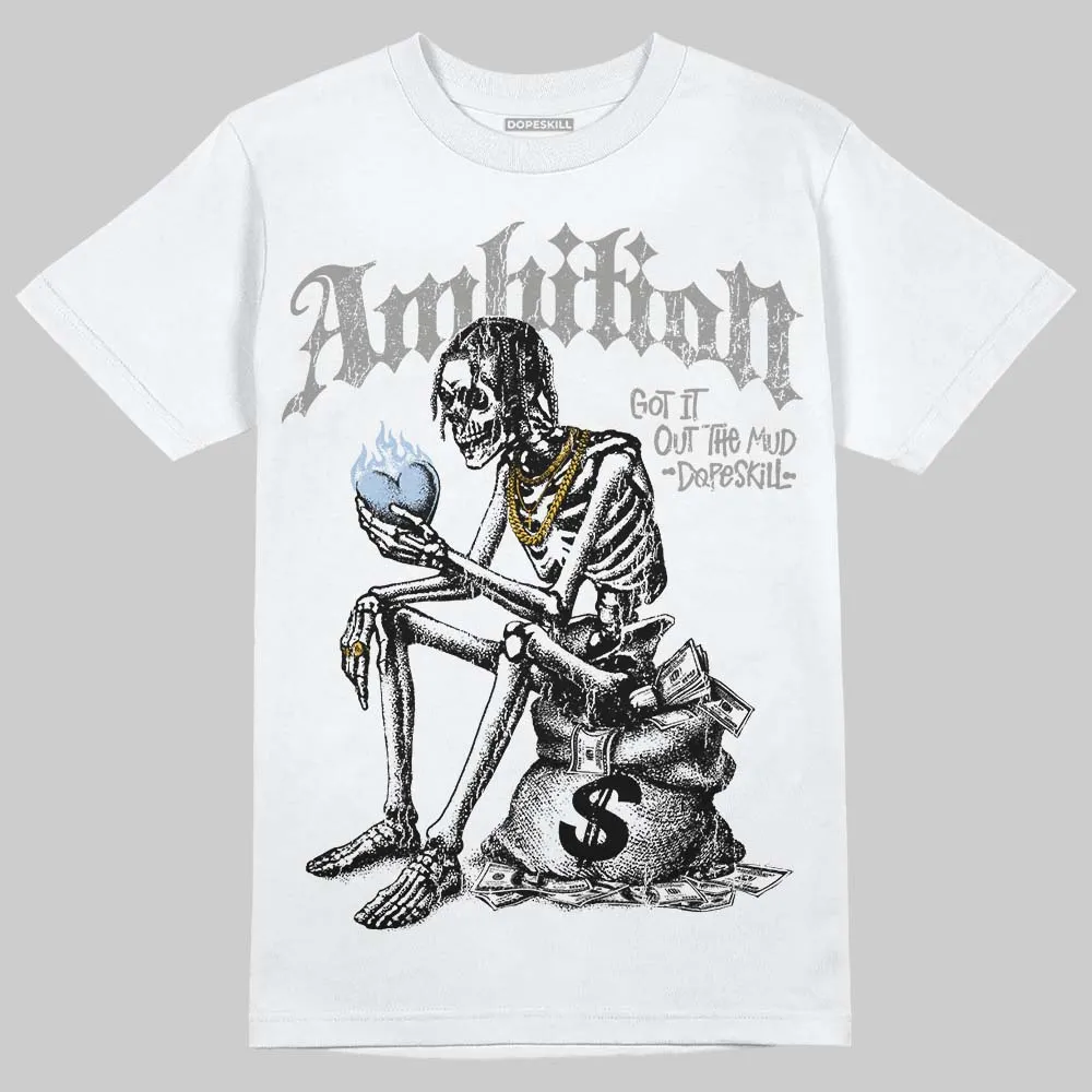 White Metallic 5s DopeSkill T-Shirt Ambition Graphic sold by DopeSkill