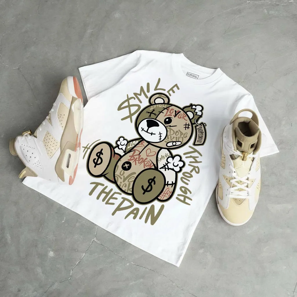 Sail 6s DopeSkill T-Shirt Smile Through The Pain Graphic sold by DopeSkill product image thumbnail 3