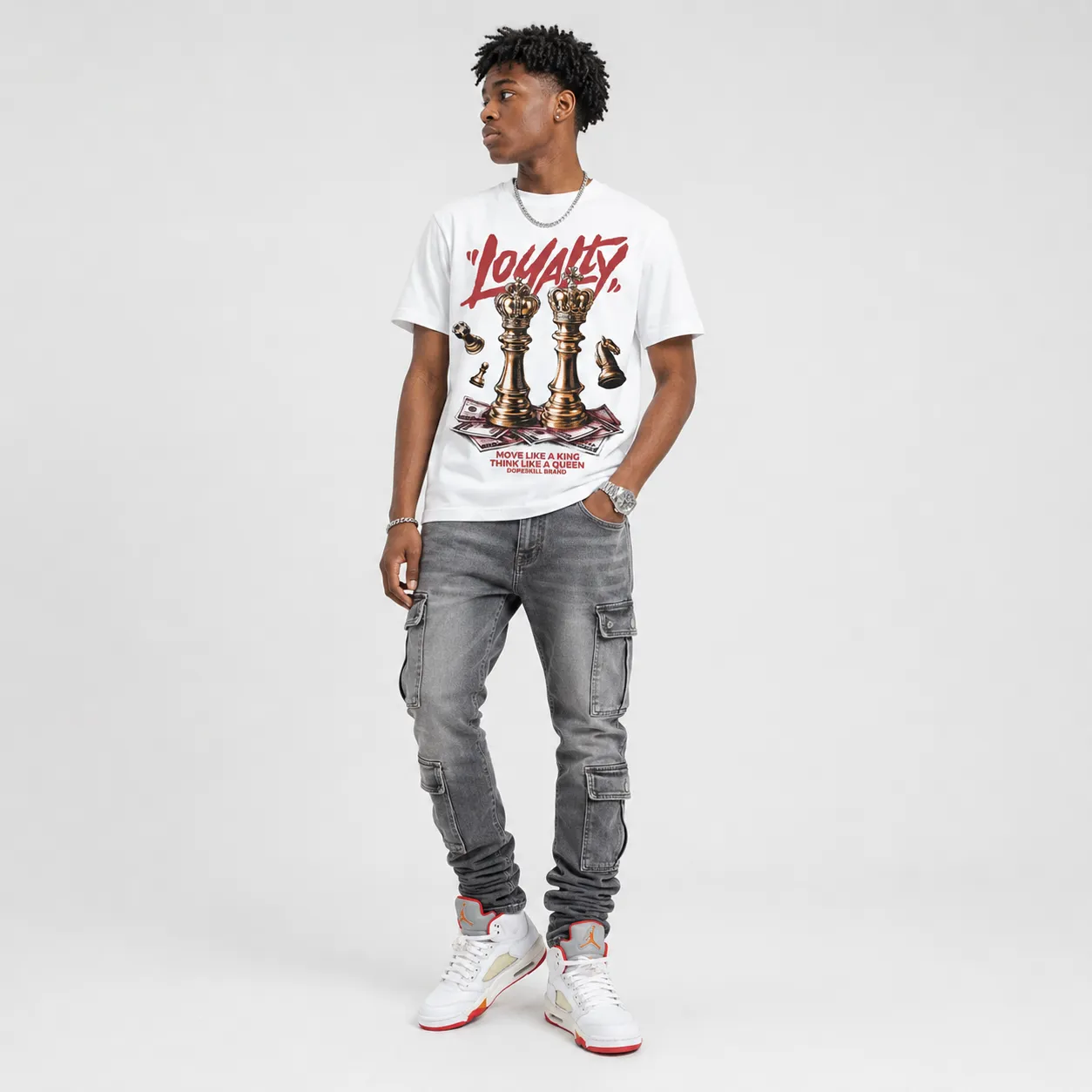 Sunset 5s DopeSkill T-Shirt Loyalty Graphic sold by DopeSkill product image thumbnail 3