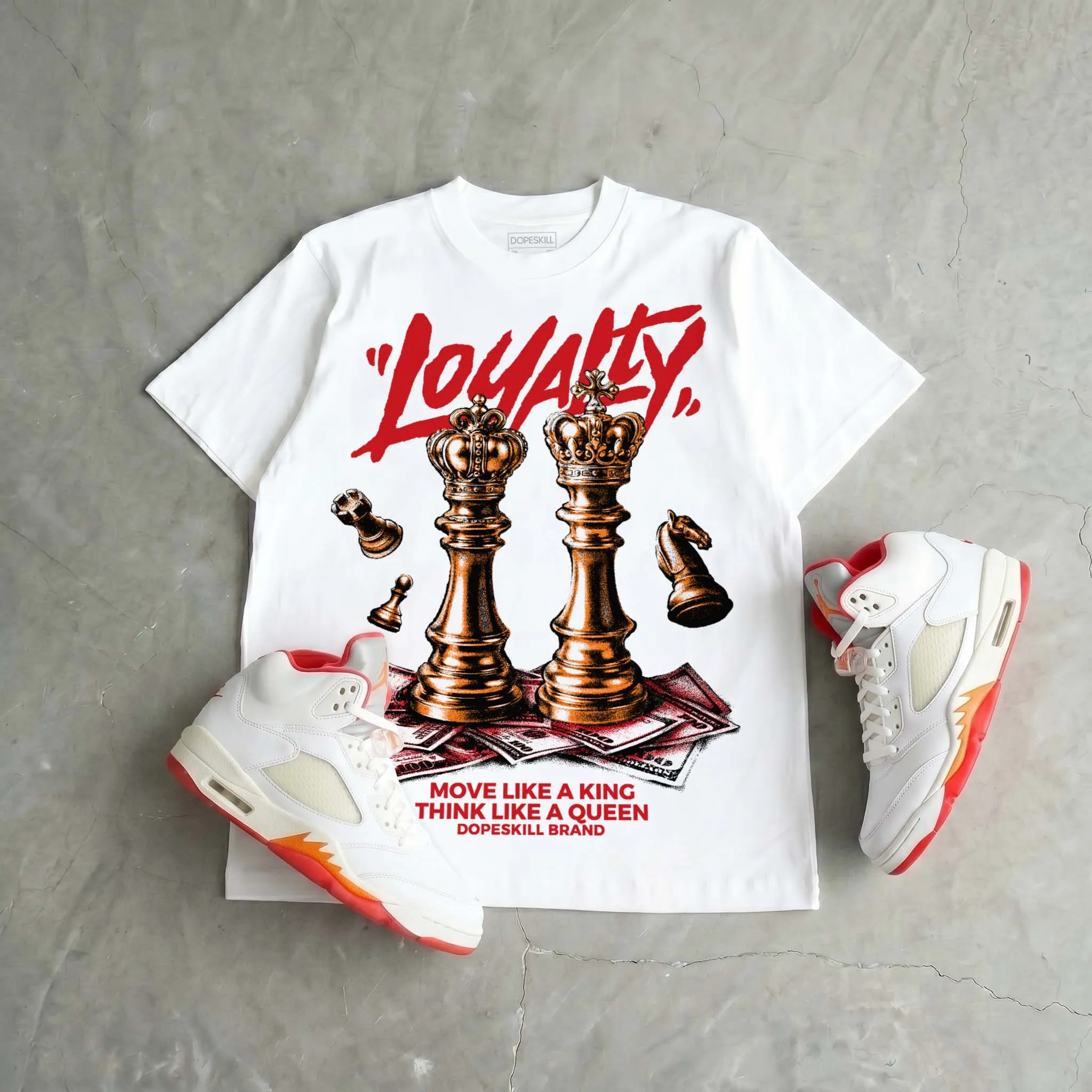 Sunset 5s DopeSkill T-Shirt Loyalty Graphic sold by DopeSkill product image thumbnail 5