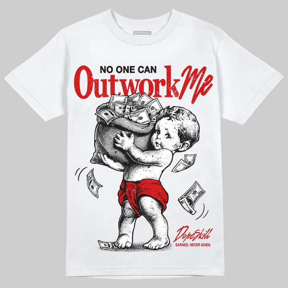 Space Jam 9s DopeSkill T-Shirt No One Can Outwork Me Graphic sold by DopeSkill product image thumbnail 2