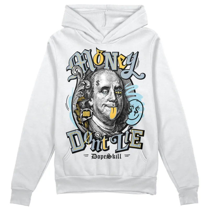 Blue Grey 13s DopeSkill Hoodie Sweatshirt Money Don't Lie Graphic sold by DopeSkill