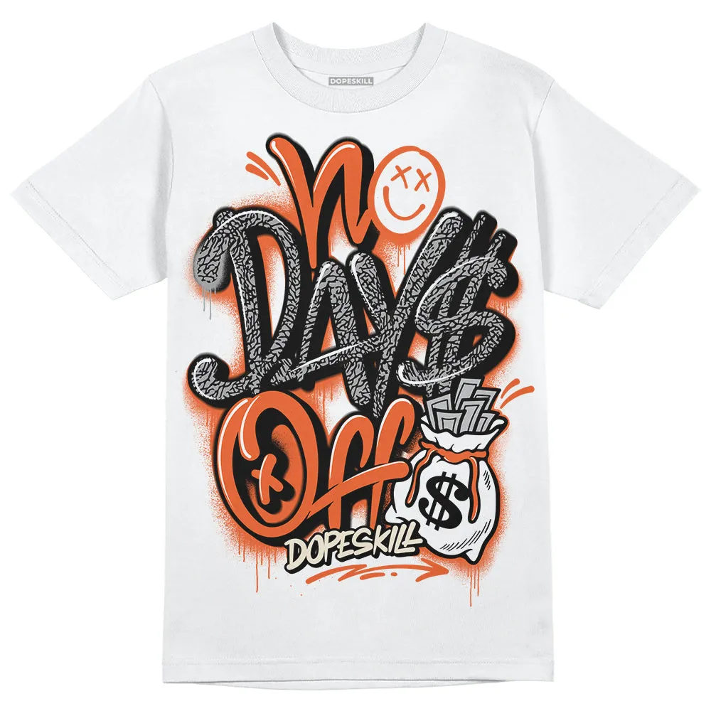 Georgia Peach 3s DopeSkill T-Shirt No Days Off Graphic sold by DopeSkill product image thumbnail 2