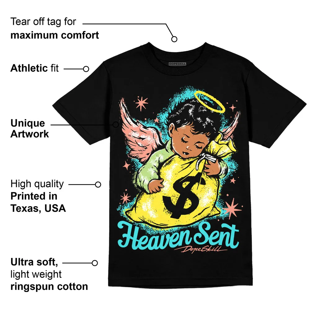 Cyan Burst 9060 DopeSkill T-Shirt Heaven Sent Graphic sold by DopeSkill product image thumbnail 3
