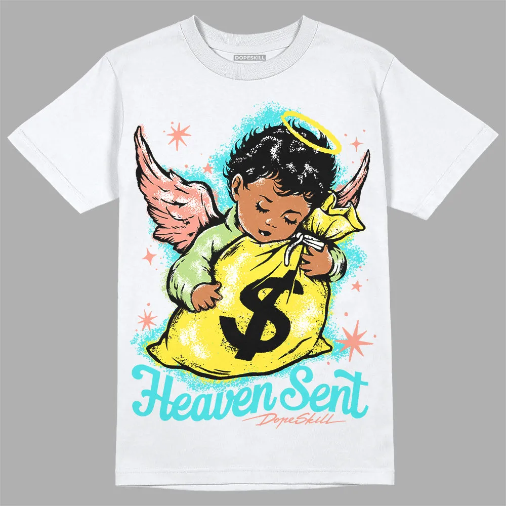 Cyan Burst 9060 DopeSkill T-Shirt Heaven Sent Graphic sold by DopeSkill product image thumbnail 2