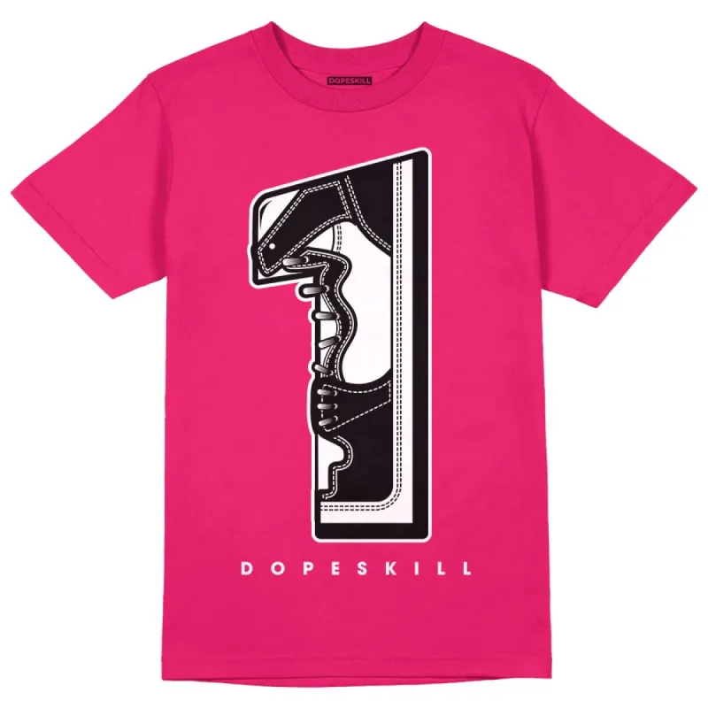 Dunk Obsidian Fierce Pink DopeSkill Pink T-Shirt No.1 Graphic sold by DopeSkill
