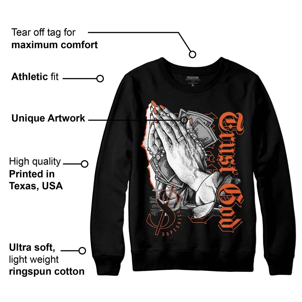 Georgia Peach 3s DopeSkill Sweatshirt Trust God Graphic sold by DopeSkill product image thumbnail 3