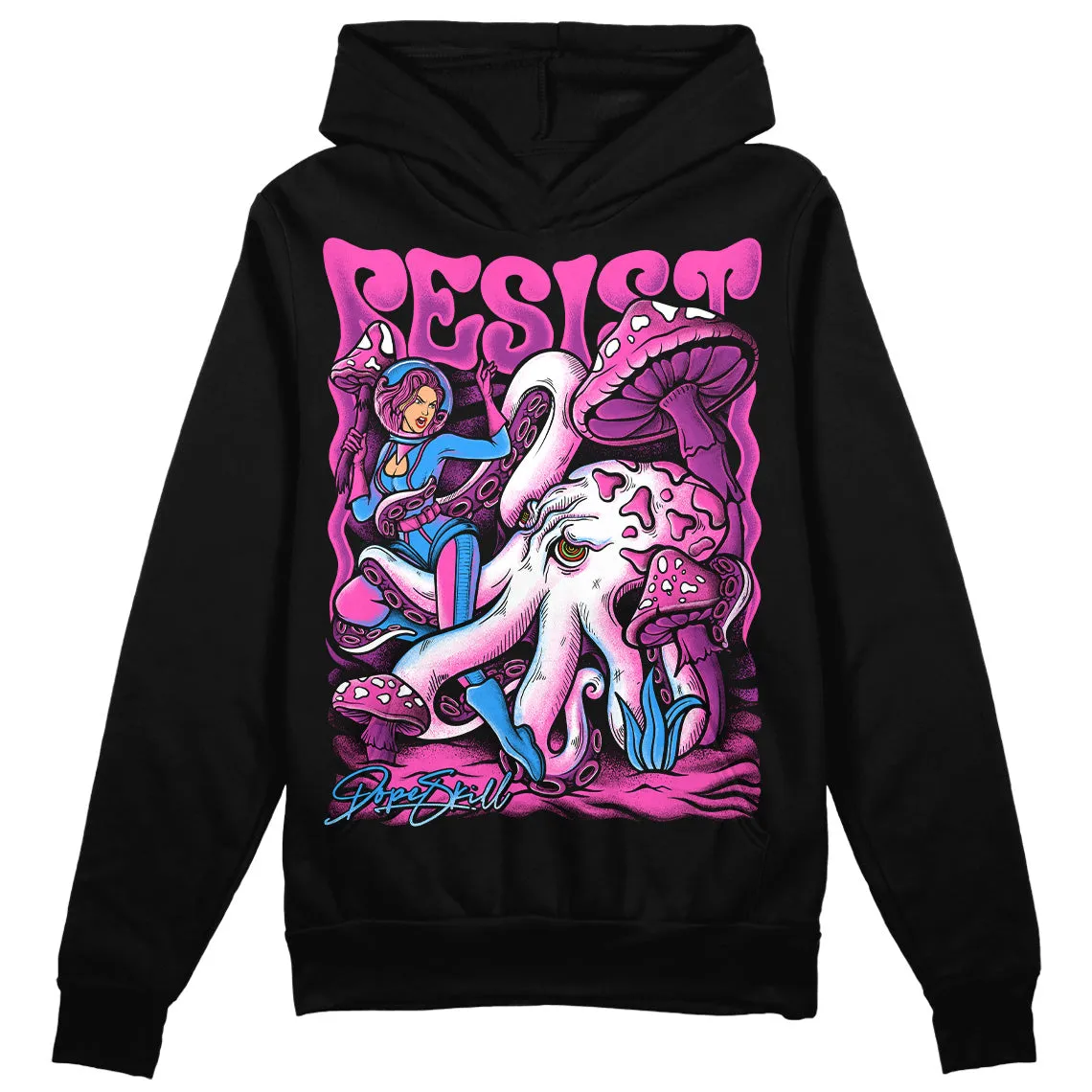 Hyper Violet 4s DopeSkill Hoodie Sweatshirt Resist Graphic sold by DopeSkill product image thumbnail 2