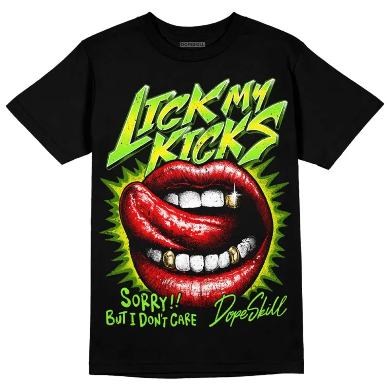 Neon Green Collection DopeSkill T-Shirt Lick My Kicks Graphic sold by DopeSkill