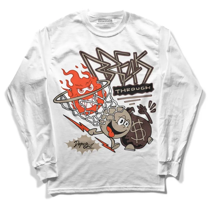Latte 1s DopeSkill Long Sleeve T-Shirt Break Through Graphic sold by DopeSkill