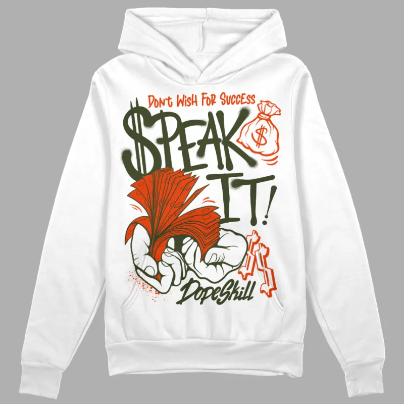 Olive Collection DopeSkill Hoodie Sweatshirt Speak It Graphic sold by DopeSkill