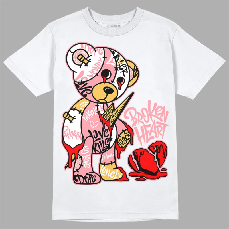 Red Stardust 3s DopeSkill T-Shirt Broken Heart Graphic sold by DopeSkill