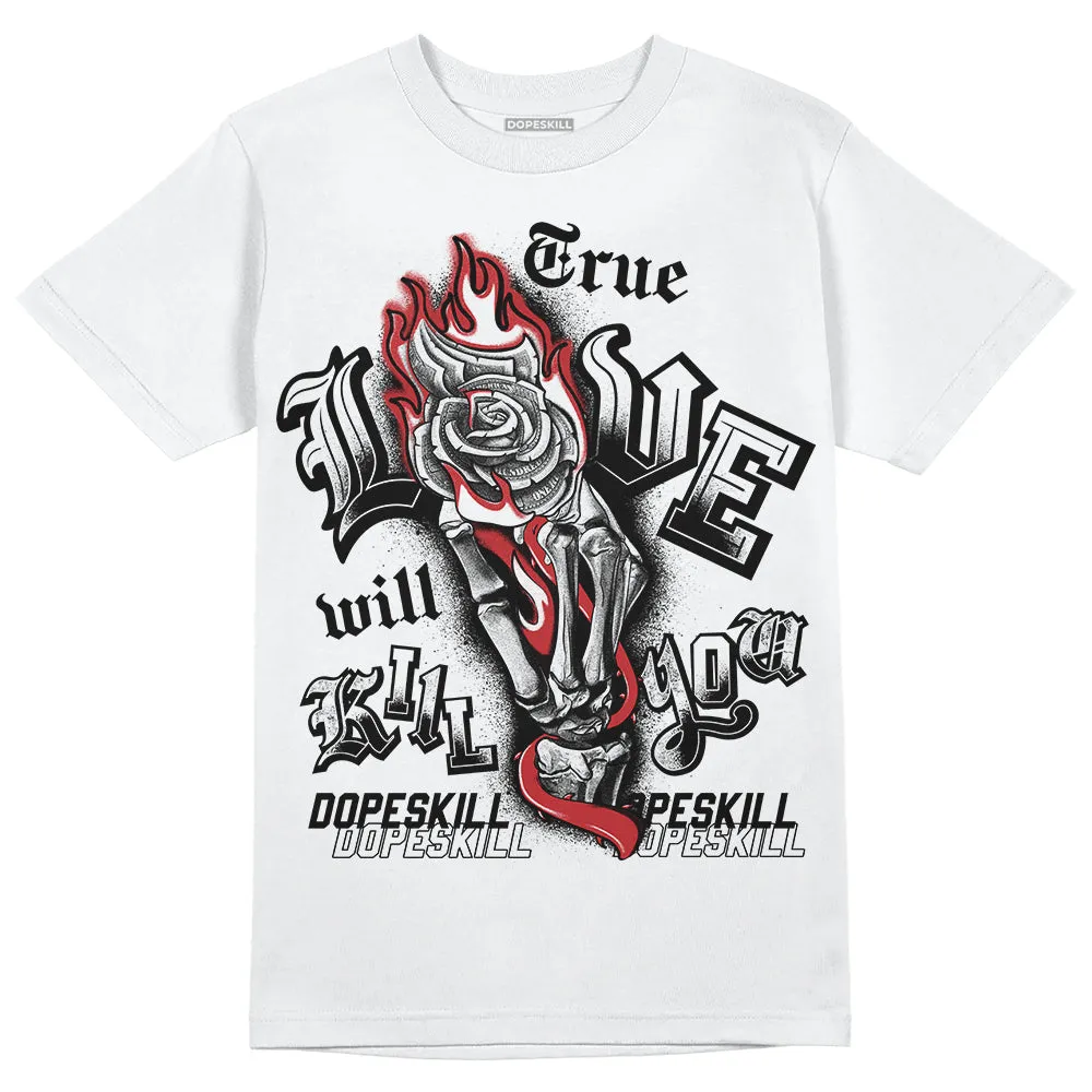 Red Taxi 12s DopeSkill T-Shirt True Love Will Kill You Graphic sold by DopeSkill