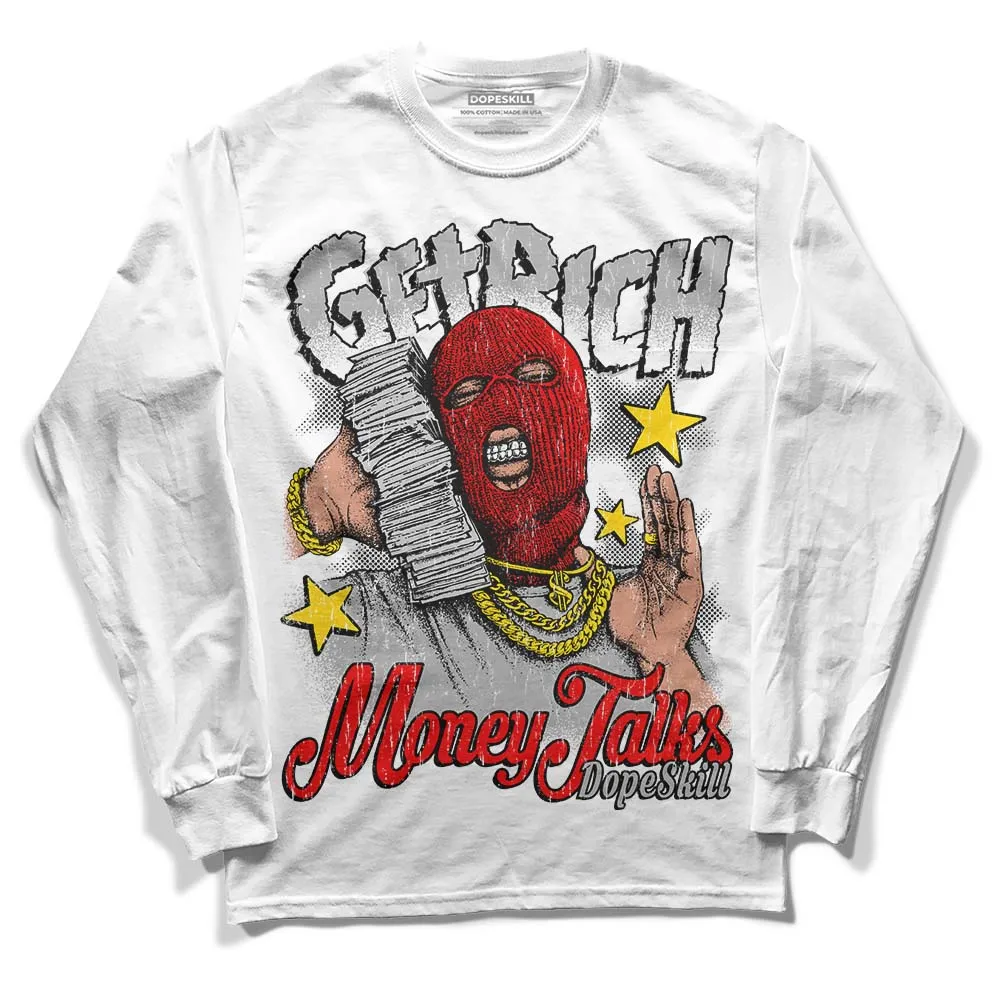 Shadow 1s DopeSkill Long Sleeve T-Shirt Get Rich Graphic sold by DopeSkill product image thumbnail 2