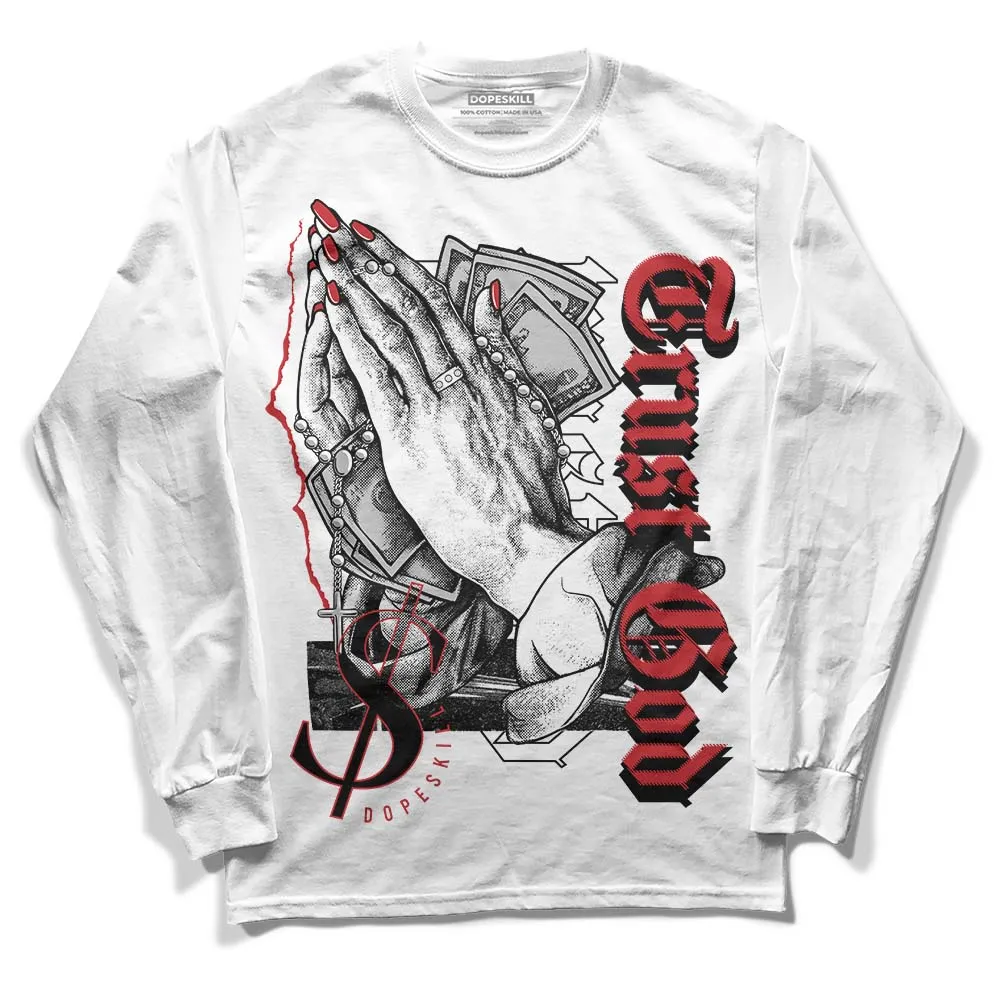 Red Taxi 12s DopeSkill Long Sleeve T-Shirt Trust God Graphic sold by DopeSkill