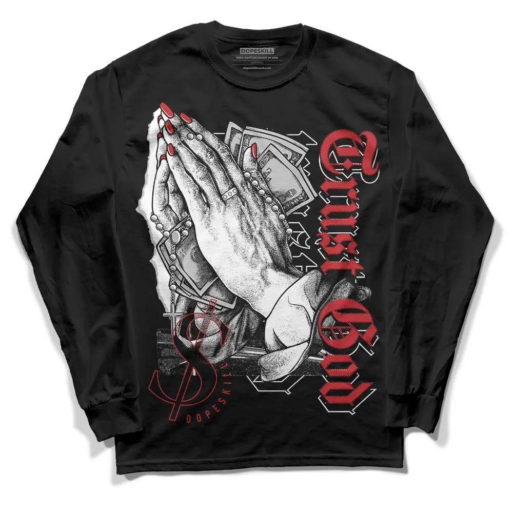 Red Taxi 12s DopeSkill Long Sleeve T-Shirt Trust God Graphic sold by DopeSkill product image thumbnail 2