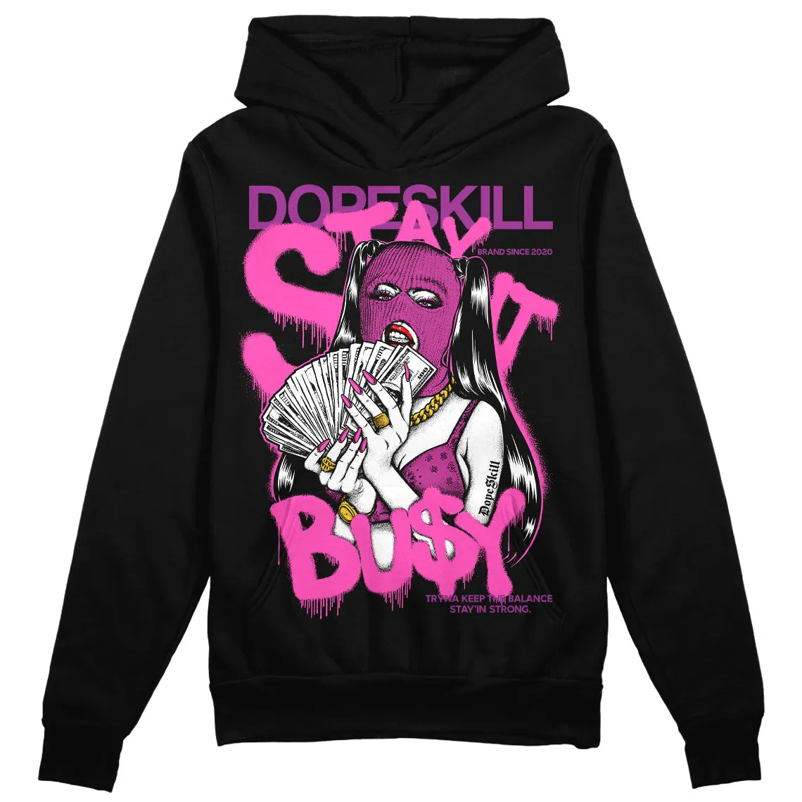 Hyper Violet 4s DopeSkill Hoodie Sweatshirt Stay It Busy Graphic sold by DopeSkill product image thumbnail 2