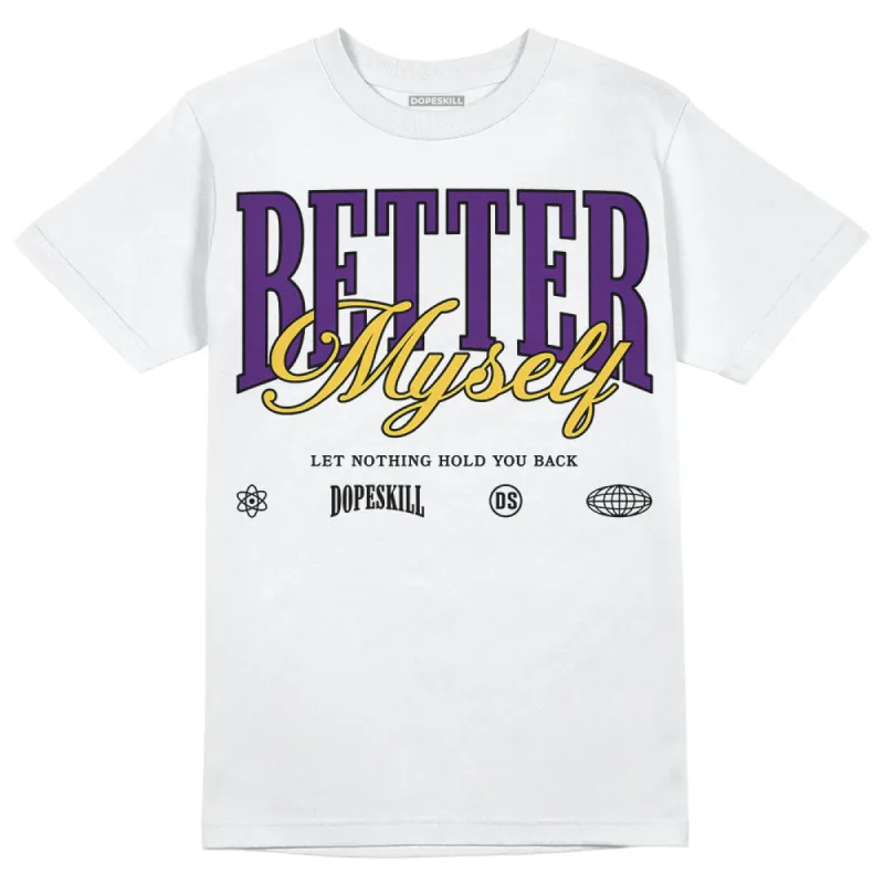 Field Purple 12s DopeSkill T-Shirt Better Myself Graphic sold by DopeSkill