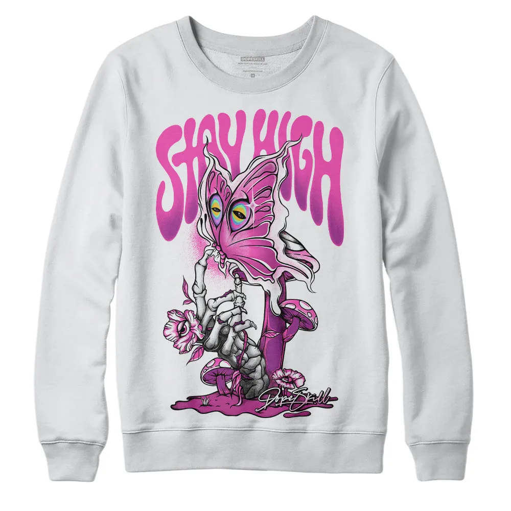 Hyper Violet 4s DopeSkill Sweatshirt Stay High Graphic sold by DopeSkill