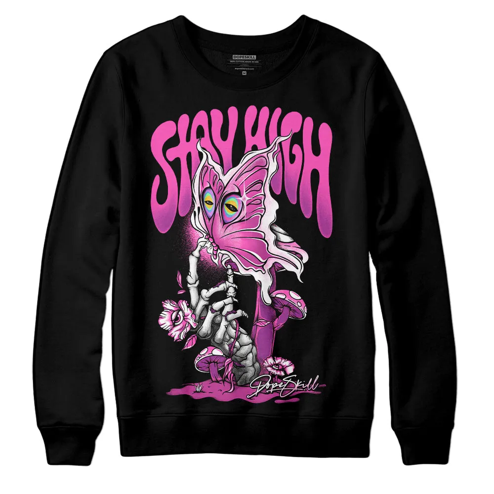 Hyper Violet 4s DopeSkill Sweatshirt Stay High Graphic sold by DopeSkill product image thumbnail 2